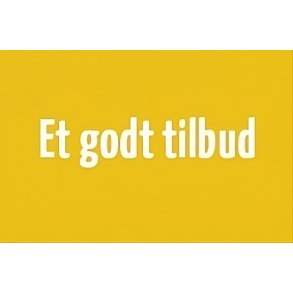 Et godt tilbud